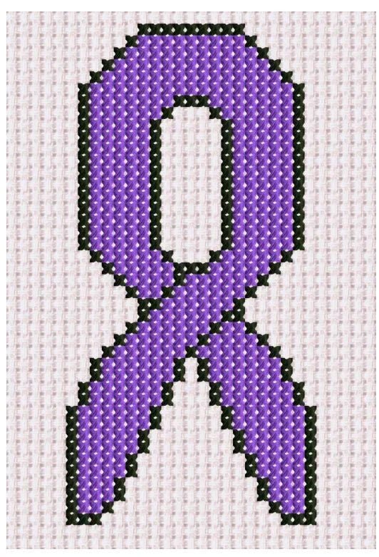 Epilepsy Awareness Ribbon - Pattern - Jumpseat TherapyPTN-PRBN