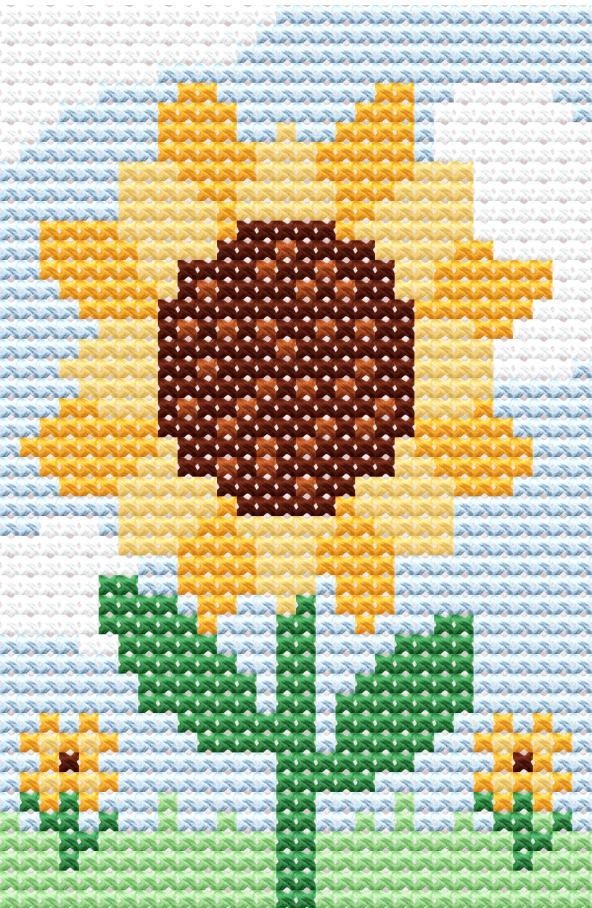 Sunflower - PDF Pattern - Jumpseat TherapyPTN - SUN