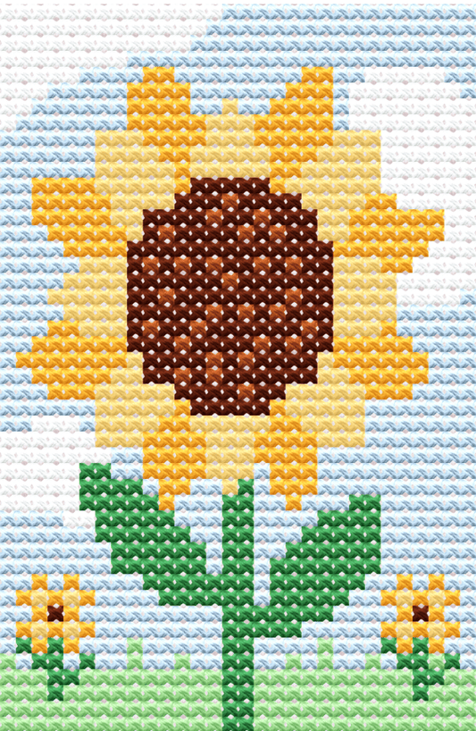 Sunflower - PDF Pattern - Jumpseat TherapyPTN - SUN