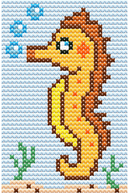 Sawyer the Seahorse - PDF Pattern Download - Jumpseat Therapy