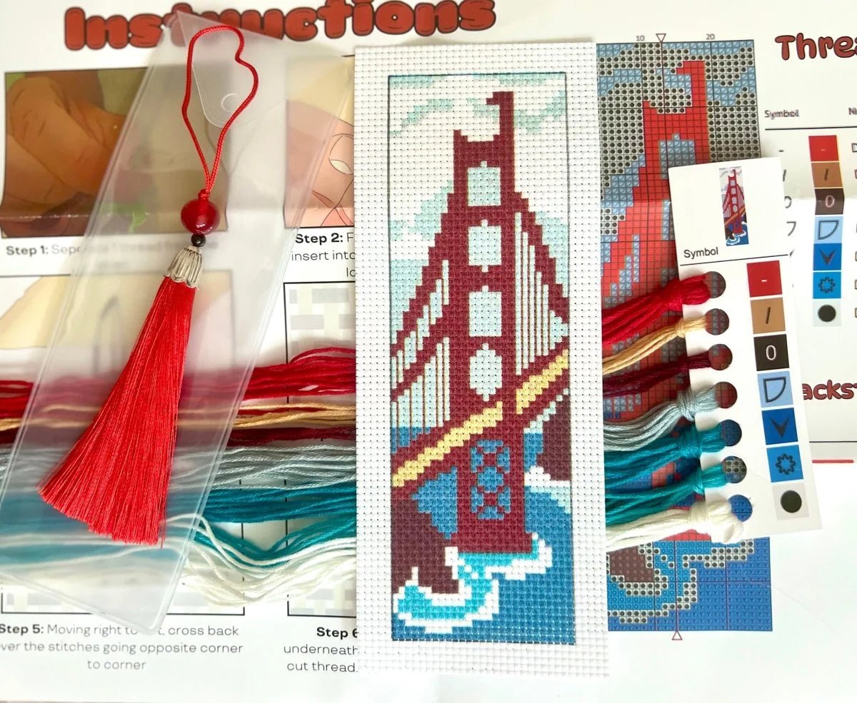 Golden Gate Bridge Bookmark - Jumpseat TherapyKT-BOOK-SF-RD