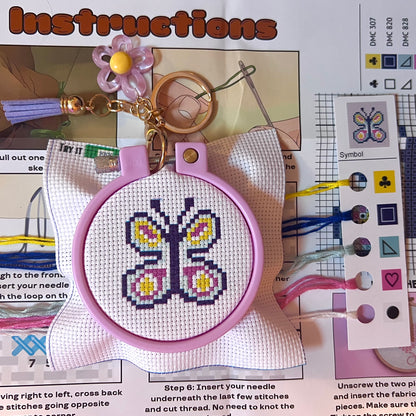 Beatrice the Butterfly Keychain Kit