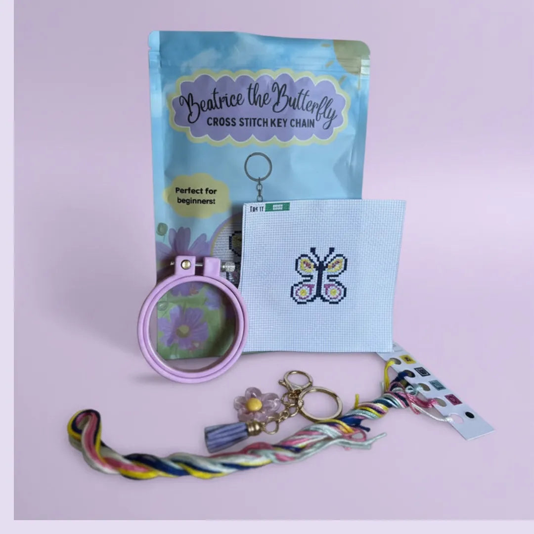 Beatrice the Butterfly Keychain Kit