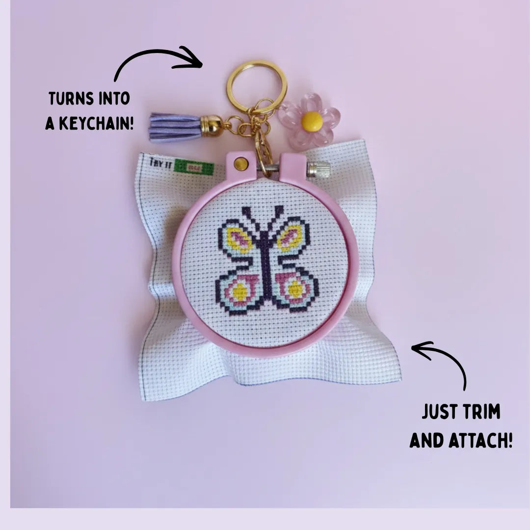 Beatrice the Butterfly Keychain Kit