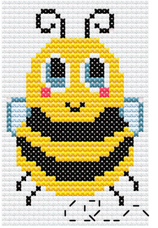 Bee Embroidery Hoop Kit By Cotton Clara