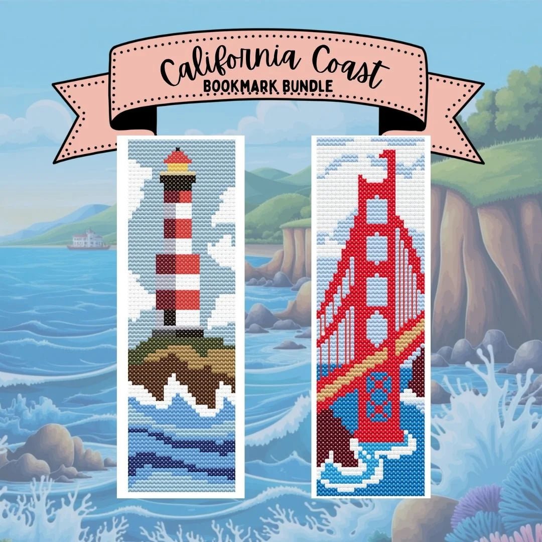 California Coast Bookmark Bundle - Jumpseat TherapyBNDL-CALI