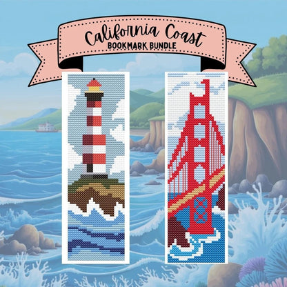 California Coast Bookmark Bundle - Jumpseat TherapyBNDL-CALI