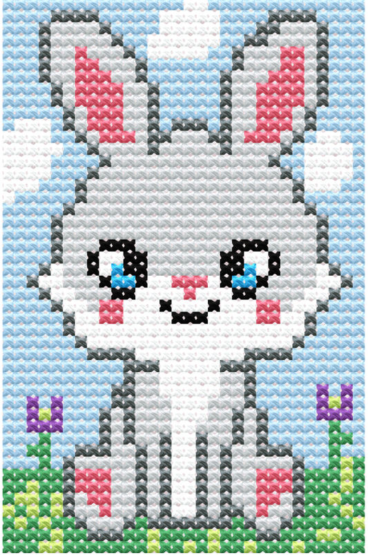 Quaint Rose Needle Arts Roxie Rabbit